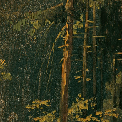 Sentiero Nel Bosco Nell'Harz Carl Blechen cbc23 quadro stampato su tela