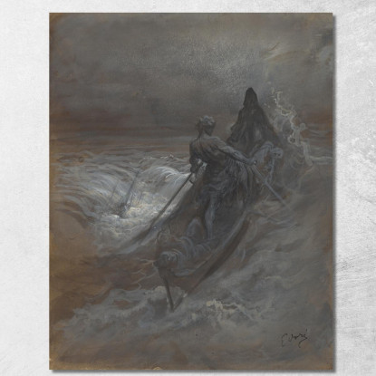 Dopo Il Naufragio Progetto Per Un'Illustrazione Di The Rime Of The Ancient Mariner Di Coleridge Doré Gustave gdr3 quadro stampa