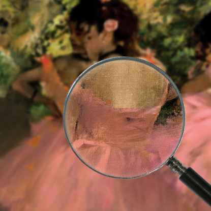 Ballerine In Rosa Edgar Degas edg98 quadro stampato su tela