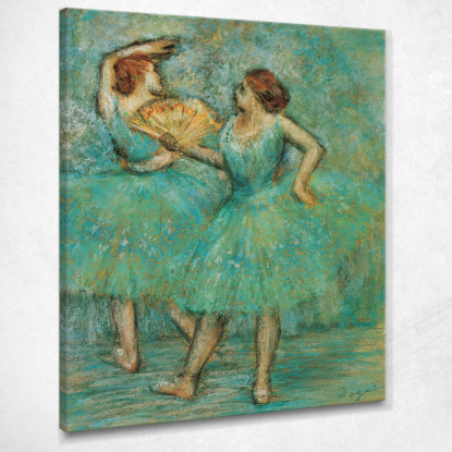 Due Ballerine 1905 Edgar Degas edg100 quadro stampato su tela