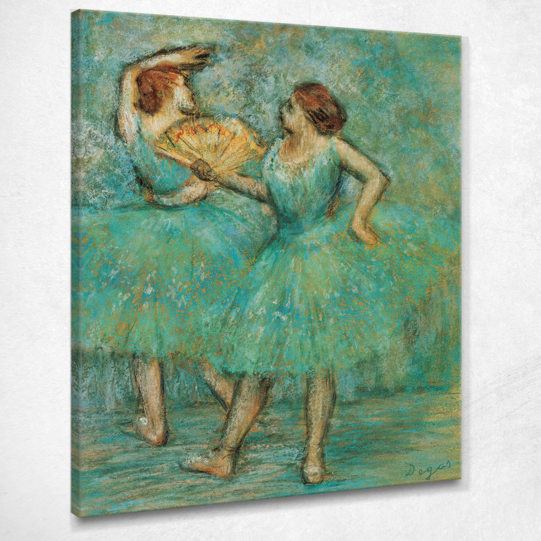Due Ballerine 1905 Edgar Degas edg100 quadro stampato su tela