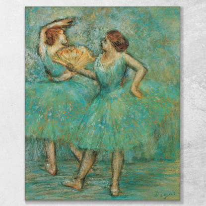 Due Ballerine 1905 Edgar Degas edg100 quadro stampato su tela