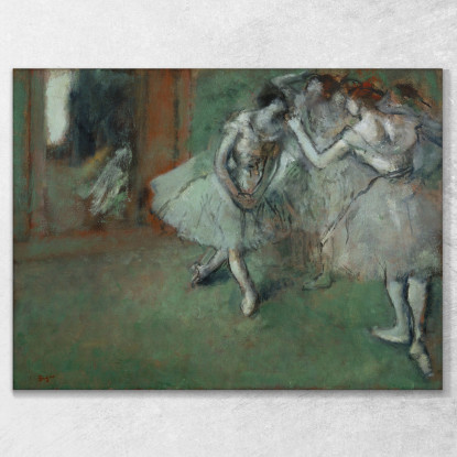 Un Gruppo Di Ballerini Edgar Degas edg101 quadro stampato su tela