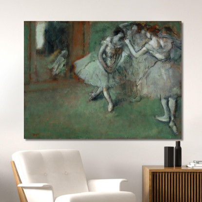 Un Gruppo Di Ballerini Edgar Degas edg101 quadro stampato su tela