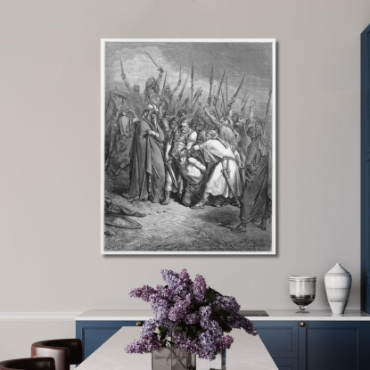 La Morte Di Agag Doré Gustave gdr71 quadro stampato su tela
