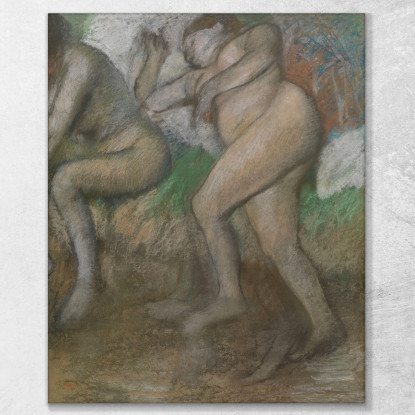 Dopo Il Bagno 2 Edgar Degas edg106 quadro stampato su tela