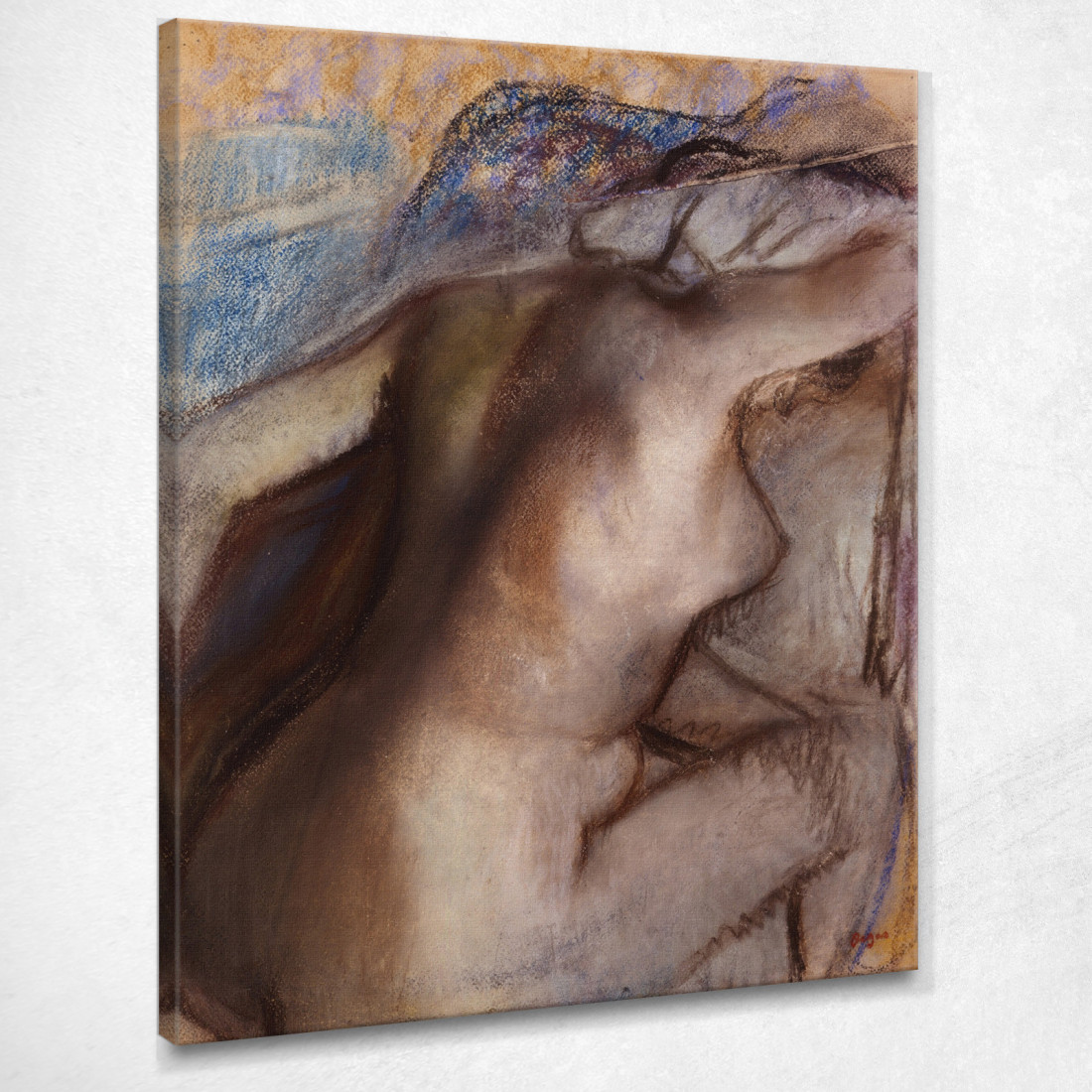 Dopo Il Bagno La Donna Si Asciuga Edgar Degas edg108 quadro stampato su tela