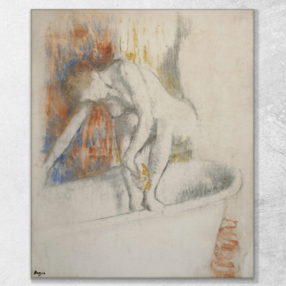 Dopo Il Bagno 2 Edgar Degas edg111 quadro stampato su tela