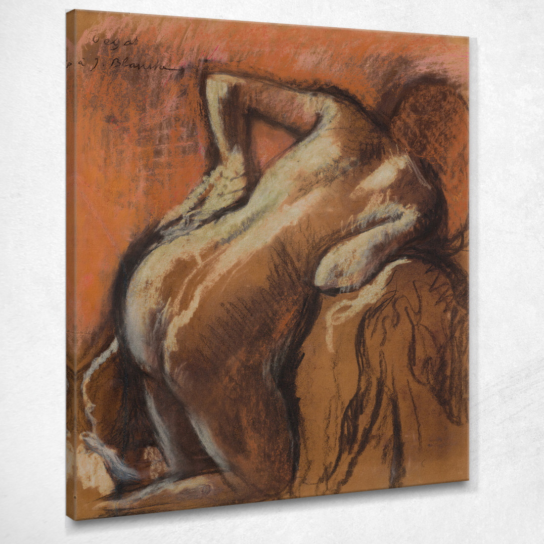 Dopo Il Bagno La Donna Si Asciuga Edgar Degas edg112 quadro stampato su tela