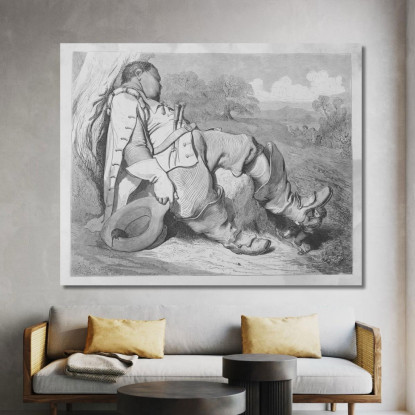 Fiabe Pl 14 Doré Gustave gdr131 quadro stampato su tela