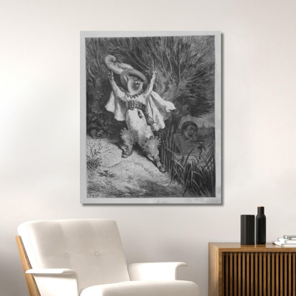 Fiabe Pl 26 Doré Gustave gdr143 quadro stampato su tela
