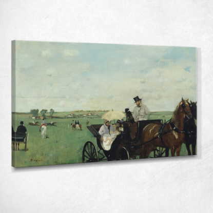 Alle Corse In Campagna Edgar Degas edg116 quadro stampato su tela