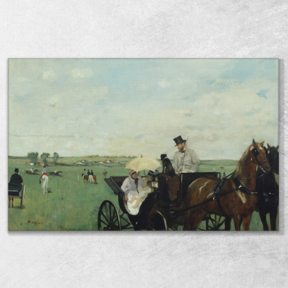 Alle Corse In Campagna Edgar Degas edg116 quadro stampato su tela