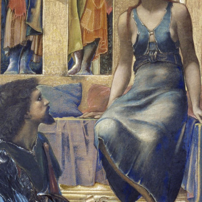 Re Cophetua E La Mendicante - Studio Dei Cartoni Animati Edward Burne Jones ebj10 quadro stampato su tela