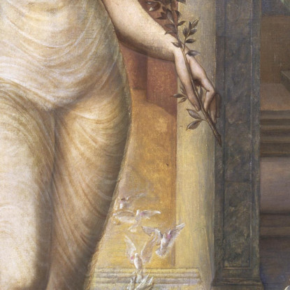 Pigmalione E L'Immagine - La Divinità Si Accende Edward Burne Jones ebj15 quadro stampato su tela