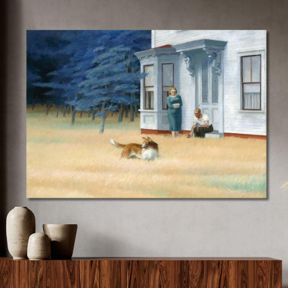 Serata A Cape Cod Edward Hopper eho6 quadro stampato su tela