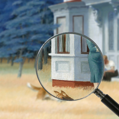 Serata A Cape Cod Edward Hopper eho6 quadro stampato su tela