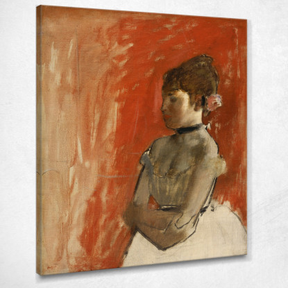 Ballerina Con Le Braccia Incrociate Edgar Degas edg122 quadro stampato su tela