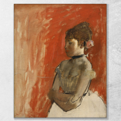 Ballerina Con Le Braccia Incrociate Edgar Degas edg122 quadro stampato su tela