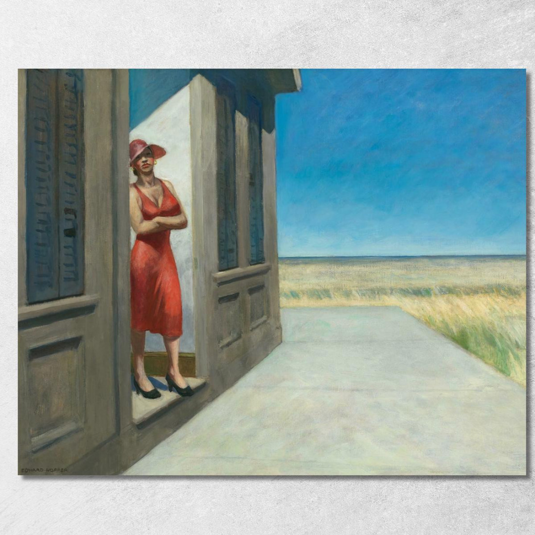Mattina Della Carolina Del Sud Edward Hopper eho39 quadro stampato su tela