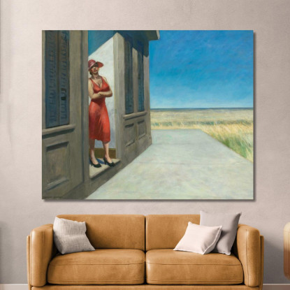 Mattina Della Carolina Del Sud Edward Hopper eho39 quadro stampato su tela