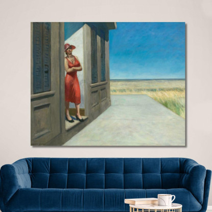 Mattina Della Carolina Del Sud Edward Hopper eho39 quadro stampato su tela