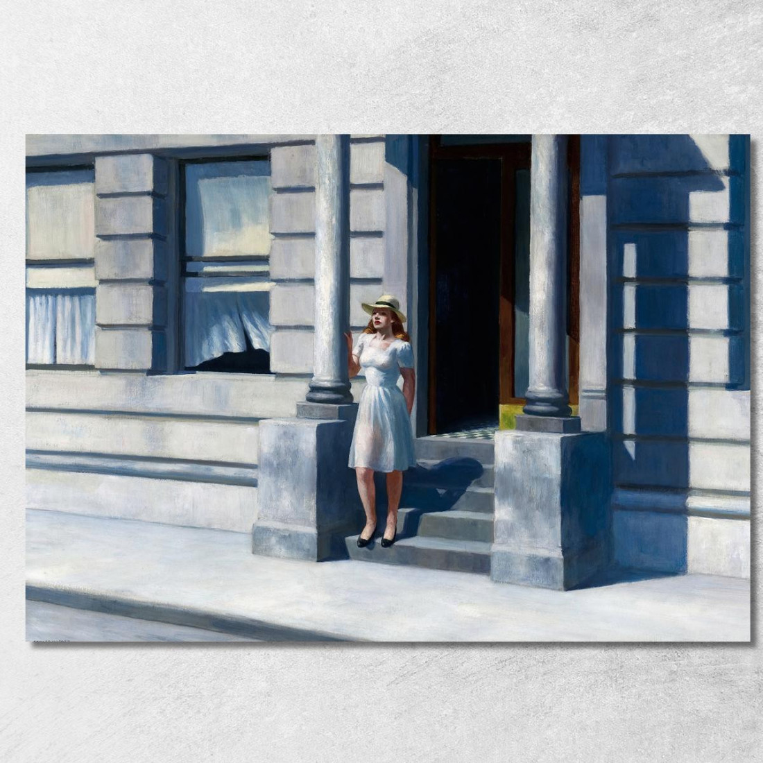Estate Edward Hopper eho40 quadro stampato su tela