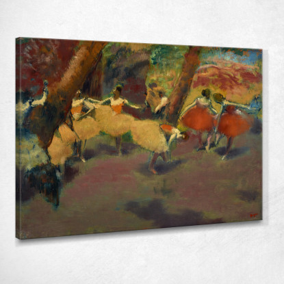 Prima Dello Spettacolo Edgar Degas edg126 quadro stampato su tela