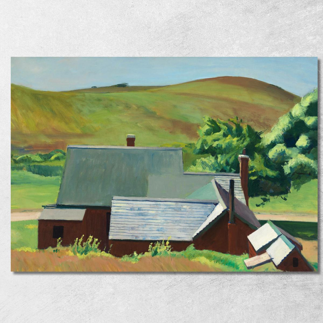 Casa Di Burly Cobb A South Truro Edward Hopper eho58 quadro stampato su tela