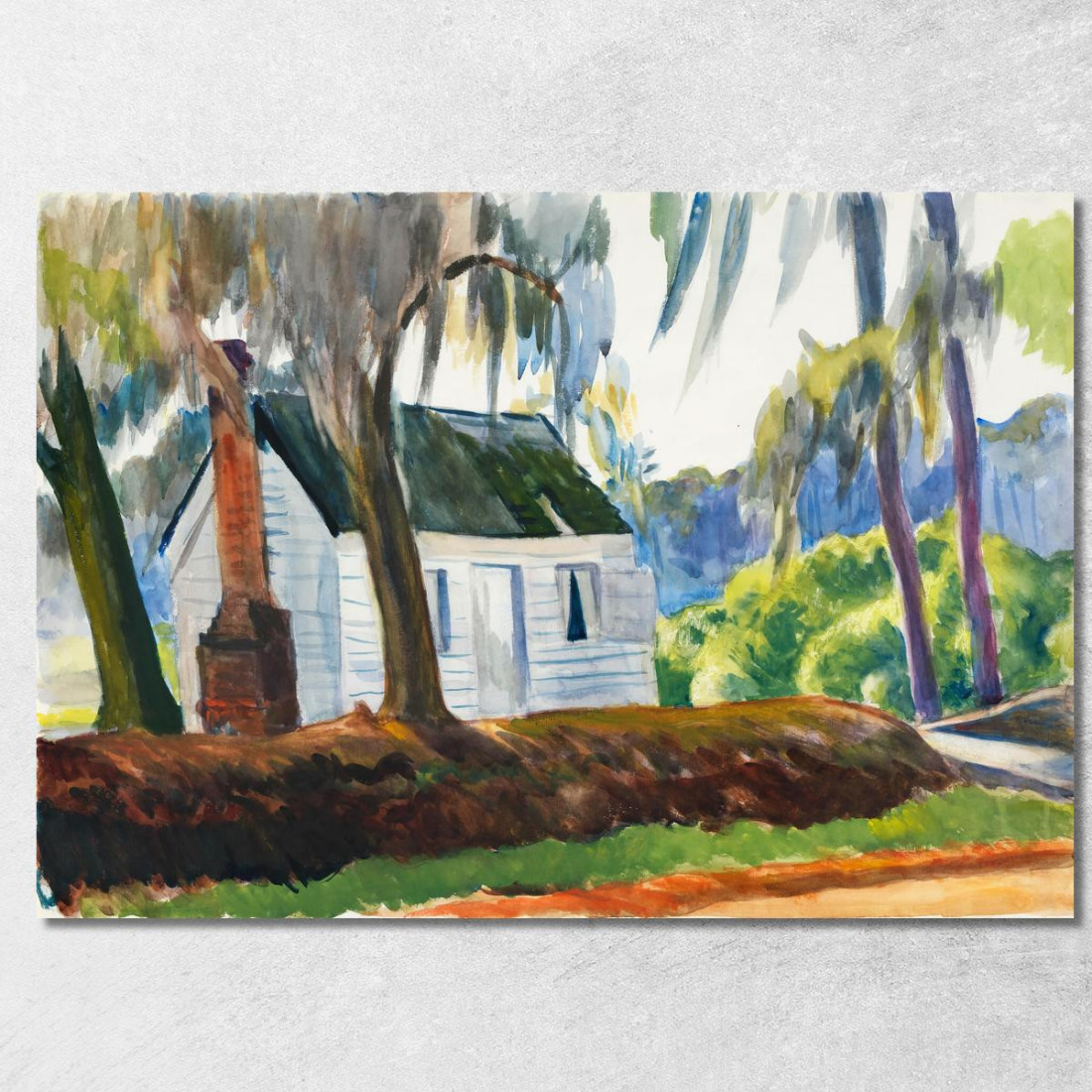 Capanna Charleston Edward Hopper eho59 quadro stampato su tela