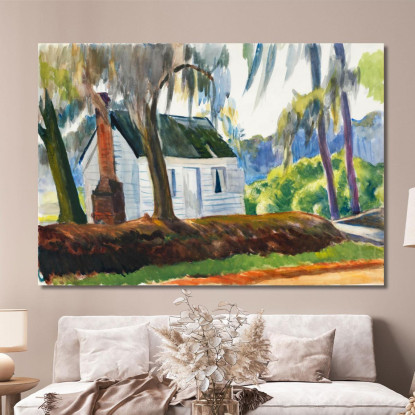 Capanna Charleston Edward Hopper eho59 quadro stampato su tela