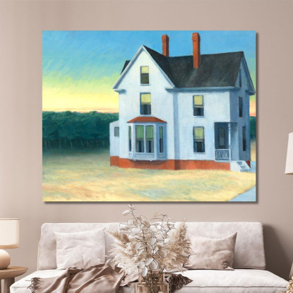 Tramonto A Cape Cod Edward Hopper eho60 quadro stampato su tela