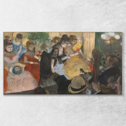 Concerto Al Caffè Edgar Degas edg132 quadro stampato su tela