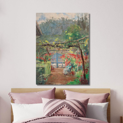 Riposa Nel Mio Giardino Eliseu Visconti evs20 quadro stampato su tela