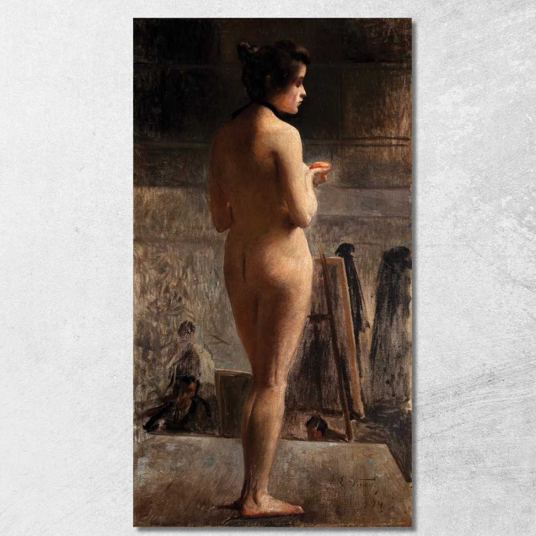 Niente Femminino Eliseu Visconti evs41 quadro stampato su tela