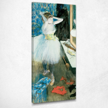 Ballerina Nel Suo Camerino Edgar Degas edg136 quadro stampato su tela