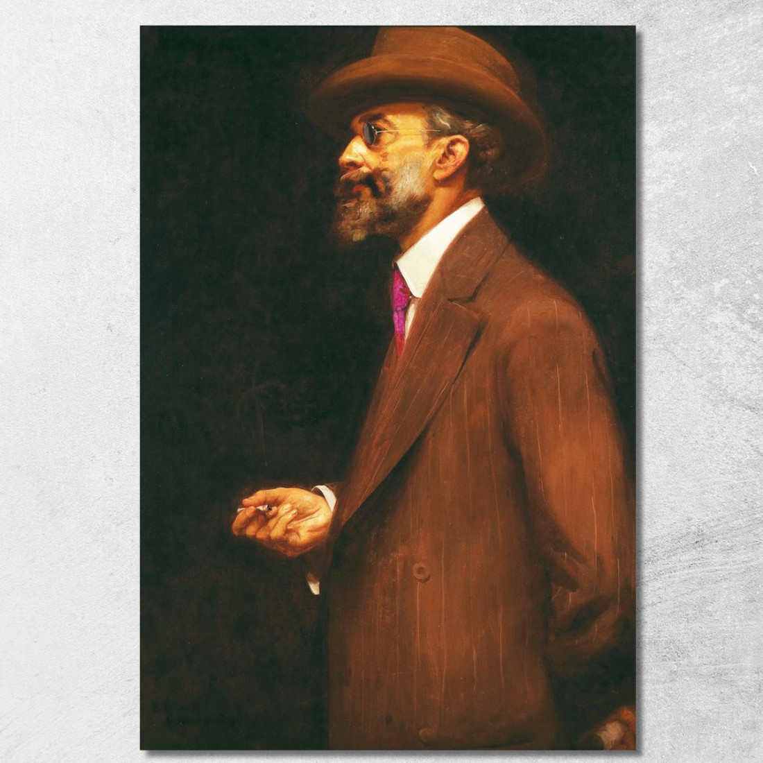 Ritratto Del Duca Gonzaga Eliseu Visconti evs60 quadro stampato su tela