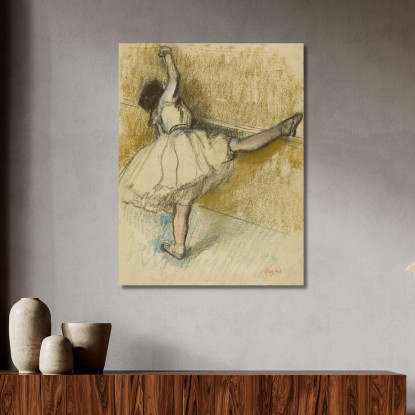 Ballerino Che Si Allunga Al Bar Edgar Degas edg137 quadro stampato su tela