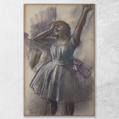 Allungamento Del Ballerino Edgar Degas edg138 quadro stampato su tela