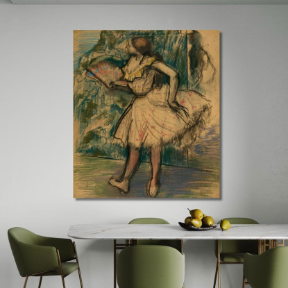 Ballerina Con Un Ventaglio Edgar Degas edg139 quadro stampato su tela