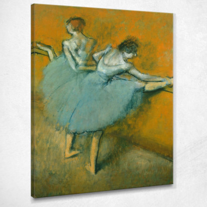 Ballerini Alla Sbarra Edgar Degas edg141 quadro stampato su tela