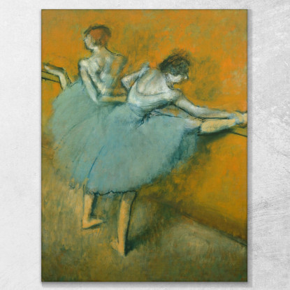 Ballerini Alla Sbarra Edgar Degas edg141 quadro stampato su tela