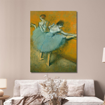 Ballerini Alla Sbarra Edgar Degas edg141 quadro stampato su tela