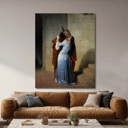 Il Bacio Francesco Hayez fhy16 quadro stampato su tela