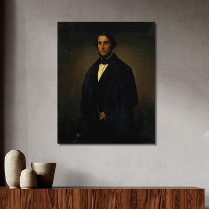 Portrait Of Alessandro Negroni Prati Morosini Francesco Hayez fhy18 quadro stampato su tela
