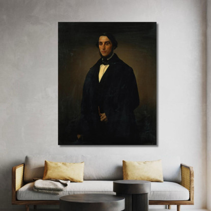 Portrait Of Alessandro Negroni Prati Morosini Francesco Hayez fhy18 quadro stampato su tela