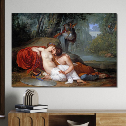 Rinaldo E Armida Francesco Hayez fhy19 quadro stampato su tela