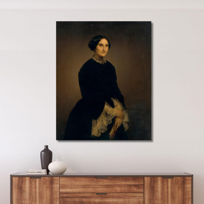 Portrait Of Giuseppina Negroni Prati Morosini Francesco Hayez fhy25 quadro stampato su tela