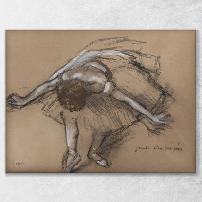 Ballerino 2 Edgar Degas edg143 quadro stampato su tela