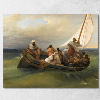 Volo Da Chios Francesco Hayez fhy30 quadro stampato su tela